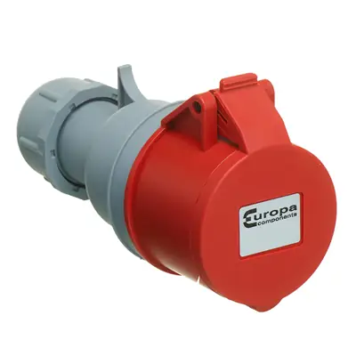 Read more on Europa IS164N | 415V 16A 3 Pole + E IP44 Mains In-Line Industrial Socket, Red