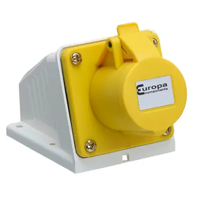 Read more on Europa ISS163F | 110V 16A 2 Pole + E IP44 Industrial Surface Socket, Yellow