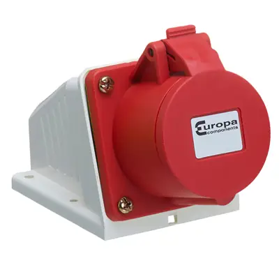 Read more on Europa ISS325N | 415V 32A 3 Pole + N + E IP44 Industrial Surface Socket, Red