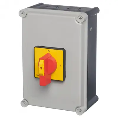 Read more on Europa LB1004P | 280 x 190 x 130mm 100A 4 Pole Weatherproof Rotary Isolator Switch