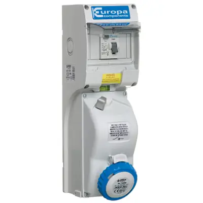 Read more on Europa SISRW165V | 16A IP65 Triple Pole + Neutral + Earth Industrial Interlock Socket