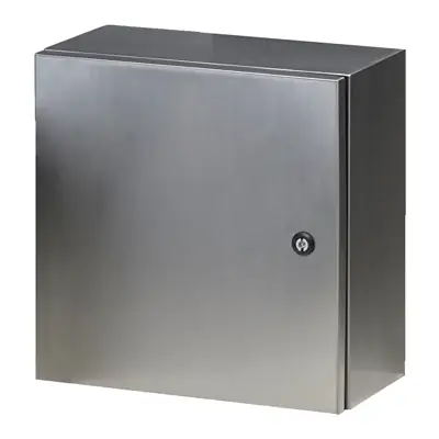 Read more on Europa SSTB505020 | 500x500x200mm IP65 Stainless Steel Wall Mounted Enclosure