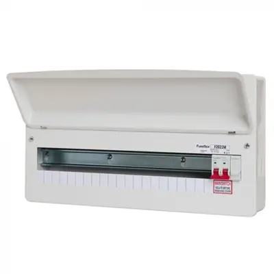 Read more on FuseBox F2021M | 100A 21 Way Main Switch Incomer Consumer Unit