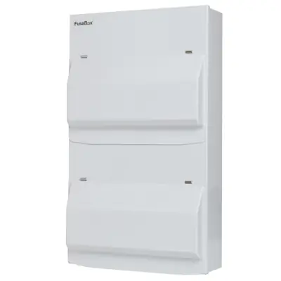 Read more on FuseBox F2030M | 30 Way Double Pole Duplex Consumer Unit with 100A Main Switch Incomer