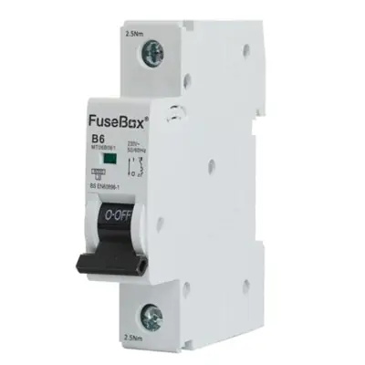 Read more on FuseBox MT06B631 | 63A 6kA Type B Single Pole MCB