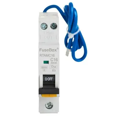 Read more on FuseBox RTAMB40 | 40A 30mA 6kA Type B Double Pole Mini RCBO