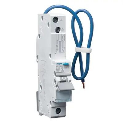 Read more on Hager ADA125U | 25A 30mA 10kA Type B Single Pole SP RCBO