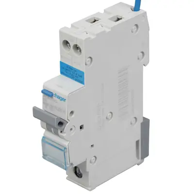 Read more on Hager ADA306G | 6A 30mA 6kA Type A SPN RCBO