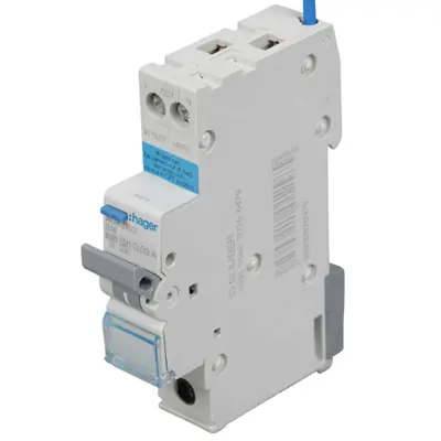 Read more on Hager ADA316G | 16A 30mA 6kA Type A SPN RCBO