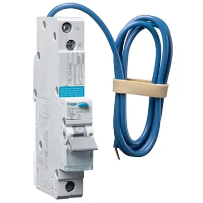 Read more on Hager ADB416U | 16A 30mA 10kA Type B Single Pole SP RCBO