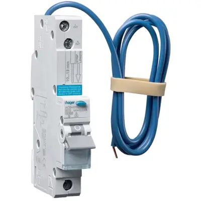 Read more on Hager ADB420U | 20A 30mA 10kA Type B Single Pole SP RCBO