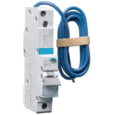 Read more on Hager ADC410U | 10A 30mA 10kA Type C Single Pole SP RCBO