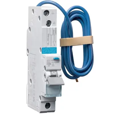 Read more on Hager ADC420U | 20A 30mA 10kA Type C Single Pole SP RCBO