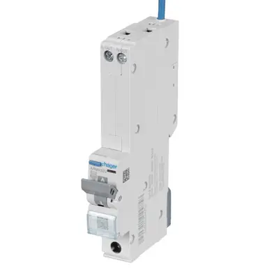 Read more on Hager ARR932U | 32A 30mA 6kA 1 Module Type B Single Pole + Neutral SPN AFDD Combined RCBO
