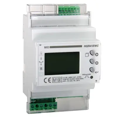 Read more on Hager JK140MID | 125A Multifunction Meter Pulsed & Modbus, Light Grey
