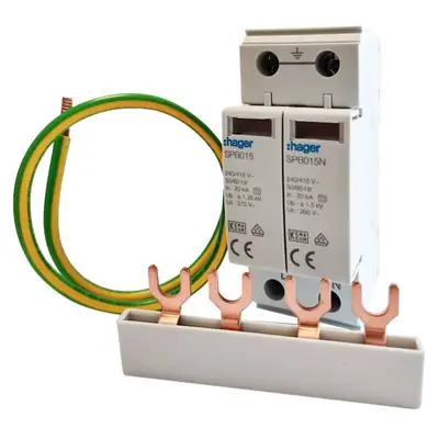 Read more on Hager VME02SPD | Consumer Unit Type 2 Surge Protection Kit, White