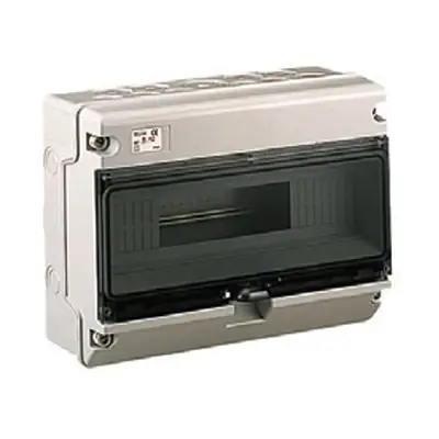 Read more on Niglon 35121 | 200x180x119mm 8 Module IP65 Weatherproof Wall Mounted Moulded Distribution Box, White