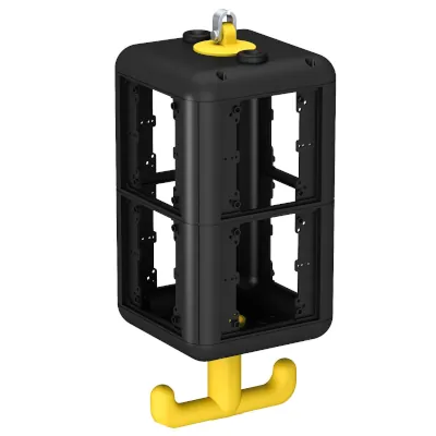 Read more on OBO Bettermann 6109821 | HoverCube 8 Sided Empty Module, Graphite Black