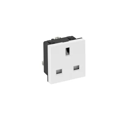 Read more on OBO Bettermann 6120722 | Single Socket Unswitched 2-Pin 13A 250V For HoverCube