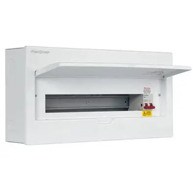 Read more on PowerBreaker PBPM20 | 20 Module Distribution Board 18 Free Ways Consumer Unit with 100A Mains Switch