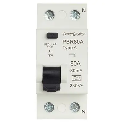 Read more on PowerBreaker PBR80A | 30mA 6kA Double Pole 80A Type A RCCB