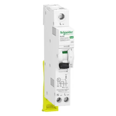Read more on Schneider Electric A9D05820 | Acti9 iC60H 20A 30mA 10kA Single Pole + Neutral SPN Type C RCBO