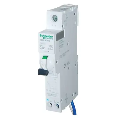 Read more on Schneider Electric A9D11832 | iC60H 32A 30mA 240V Single Pole Type A RCBO