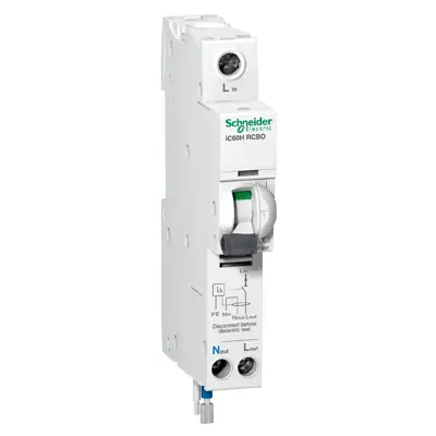 Read more on Schneider Electric A9D31832 | iC60H 32A 30mA 240V Single Pole Type B RCBO