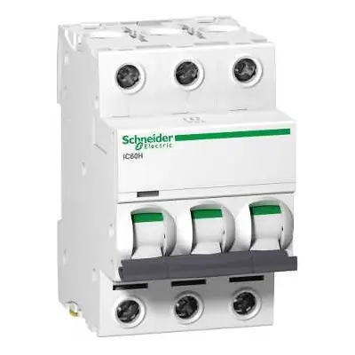 Read more on Schneider Electric A9F54320 | Acti 9 iC60H 32A 10kA 3 Pole Type C Miniature Circuit Breaker MCB Module, White