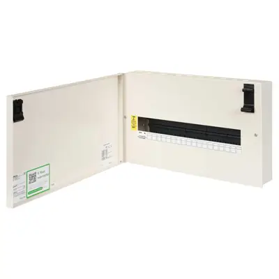 Read more on Schneider Electric SEA9APN18 | Acti 9 Isobar P 125A 18 Way Single Pole + Neutral SPN Type A Metal Clad Distribution Board without Incomer