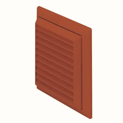 Read more on National Ventilation MONV100TC | 100mm Louvred Grille Outlet Rigid with Flyscreen, Terracotta