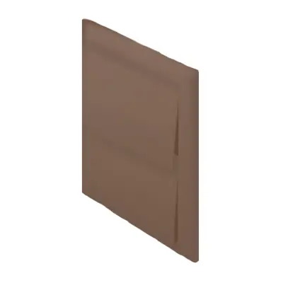 Read more on National Ventilation MONV243B | 100mm Round Wall Outlet Grille Round Spigot with Back Draft Shutter/Gravity Flaps, Brown