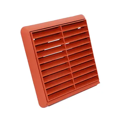 Read more on National Ventilation MONV244T | 100mm Fixed Wall Louvred Grille, Terracotta