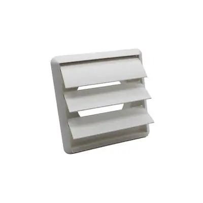 Read more on National Ventilation MONV270W | 125mm Round Wall Outlet Grille with Back Draft Shutter/Gravity Flaps, White