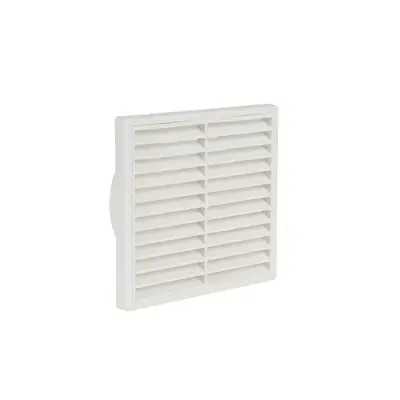 Read more on National Ventilation MONV275WH | 150mm Round Wall Outlet Louvred Grille, White