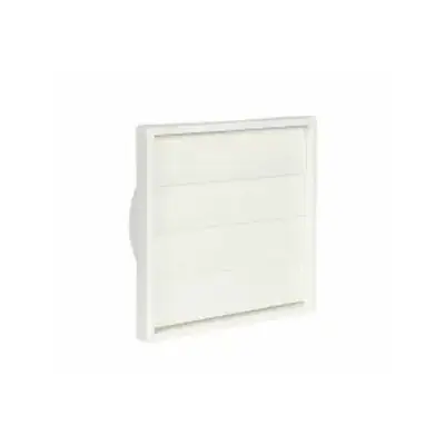 Read more on National Ventilation MONV292WH | 150mm Round Wall Outlet Grille with Back Draft Shutter/Gravity Flaps, White