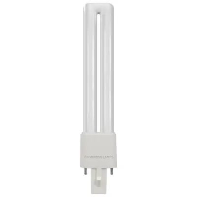 Read more on Crompton Lamps LS9CW | LED CFL Single Turn S Type 2 Pin G23 Bulb 4.5W 4000K