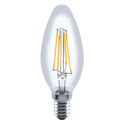 Read more on Integral LED ILCANDB22DC043 | 4.5w 2700k 470lm B22 Dimmable Filament LED Glass Candle Lamp (Light Bulb), Warm White