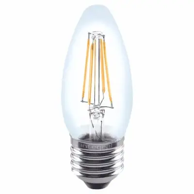 Read more on Integral LED ILCANDE27DC042 | 4.5w 2700k 470lm E27 LED Dimmable Filament Candle Lamp (Light Bulb), Warm White