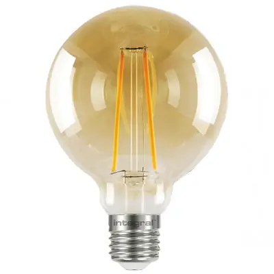 Read more on Integral LED ILGLOBE27N003 | 2.5w 1800k 170lm 95mm E27 LED Non-Dimmable Sunset Filament Globe Lamp (Light Bulb), Warm White