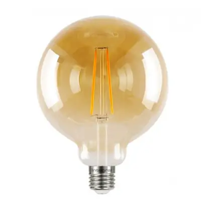 Read more on Integral LED ILGLOBE27N005 | 2.5W 1800K 170lm E27 Non-Dimmable G125 Sunset Clear Amber Globe Lamp (Light Bulb), Ultra-Warm White