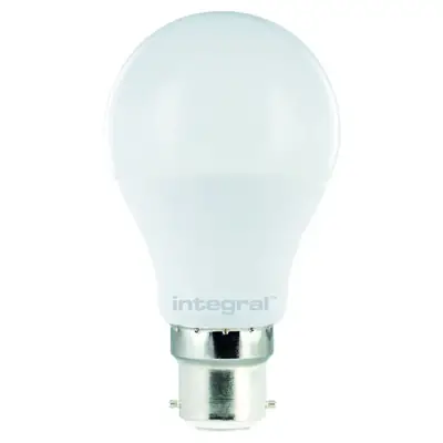 Read more on Integral LED ILGLSB22NF073 | 8.6w 5000k 806lm B22 LED Non-Dimmable Frosted Globe GLS Lamp (Light Bulb), Daylight White