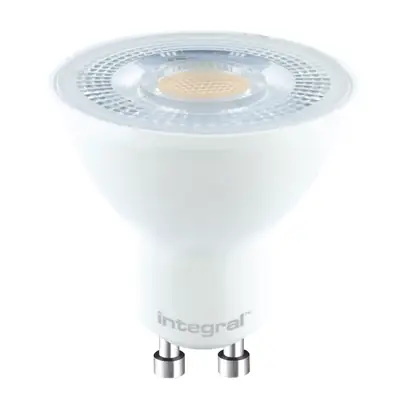 Read more on Integral LED ILGU10DD099 | 7W 3000K 660lm GU10 Dimmable Classic Lamp (Light Bulb), Warm White