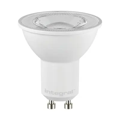 Read more on Integral LED ILGU10DD120 | 5.7W 3000K 600lm GU10 Dimmable Classic Lamp (Light Bulb), Warm White