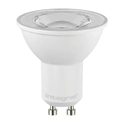Read more on Integral LED ILGU10DE118 | 5.7W 4000K 660lm GU10 Dimmable Classic Lamp (Light Bulb), Cool White