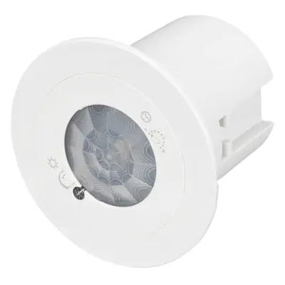 Read more on Autenco AUTPIRFL | 360° PIR Occupancy Sensor Ceiling Flush Mounted Lighting Switch, White