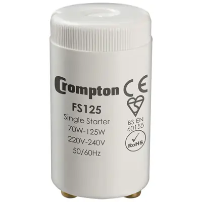 Read more on Crompton FS125 | 70W-125W Starter Switch for Fluorescent Lamps