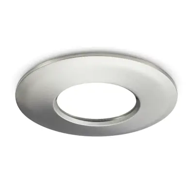 Read more on JCC Lighting JC1006 BN | Brushed Nickel Twist & Lock Bezel for V50 Fire Rated LED Downlight