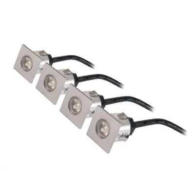 Read more on KSR KSR1289C/WHT | Cabello 0.5W 6000K IP65 LED Wall / Ground Square Recessed Light, Stainless Steel