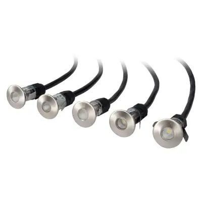 Read more on KSR KSR1294W/WHT | Cabello Mini 0.1W 3000K IP67 LED Ground / Wall Recessed Light, Stainless Steel